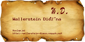 Wallerstein Diána névjegykártya